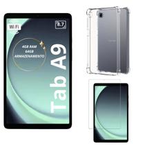 Tablet Samsung Galaxy Tab A9 64GB 4GB Ram Conexão Wifi Tela 8.7 Com Capa de Silicone Transparente e Película Protetora X110 Grafite Tablet Samsung Galaxy Tab A9 64GB 4GB Ram Conexão Wifi Tela 8.7 Com Capa de Silicone Transparente e Película Protetora X110 Grafite