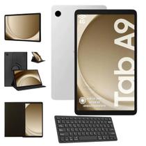 Tablet Samsung Galaxy Tab A9 64GB 4GB Rede 4g Com Teclado Bluetooth Preto e Capa Giratória Modelo X115 Prateado Tablet Samsung Galaxy Tab A9 64GB 4GB Rede 4g Com Teclado Bluetooth Preto e Capa Giratória Modelo X115 Prateado