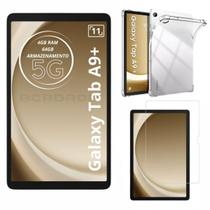 Tablet Samsung Galaxy Tab A9 Com Chip 5G 64GB 4GB Com Capa Transparente de Silicone e Pelicula de Proteção Modelo X216