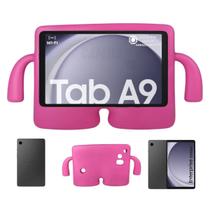 Tablet Samsung Galaxy Tab A9 Conexão Wifi 64GB 4GB Tela 8.7 Com Capa Infantil Rosa Universal Modelo X110 Para Crianças