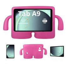Tablet Samsung Galaxy Tab A9 Conexão Wifi 64GB 4GB Tela 8.7 Com Capa Infantil Rosa Universal Modelo X110