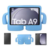 Tablet Samsung Galaxy Tab A9 Grafite Chip 4G 64GB Com 4GB RAM Com Capa Ebuy Infantil Azul Tablet Samsung Galaxy Tab A9 Grafite Chip 4G 64GB Com 4GB RAM Com Capa Ebuy Infantil Azul