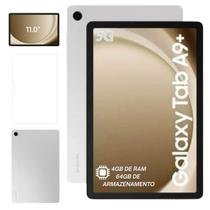 Tablet Samsung Galaxy Tab A9 Plus Chip 5G 64GB 4GB 11 Polegadas Prata Com Película Protetora de Vidro Modelo X216 Tablet Samsung Galaxy Tab A9 Plus Chip 5G 64GB 4GB 11 Polegadas Prata Com Película Protetora de Vidro Modelo X216