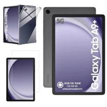 Tablet Samsung Galaxy Tab A9 Plus Rede 5G 128GB 8G Com Película Protetora E Capa De Silicone Transparente Com Película X216
