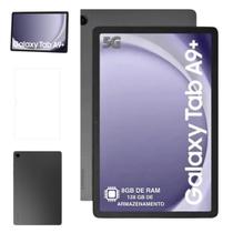 Tablet Samsung Galaxy Tab A9 Plus Rede 5G 128GB 8GB 11 Polegadas Com Película de Vidro De Proteção Modelo X216 Grafite