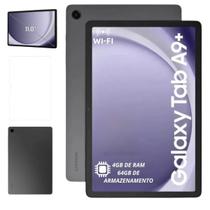 Tablet Samsung Galaxy Tab A9 Plus WiFi 64GB 4GB Tela 11 Polegadas Com Película de Proteção Modelo X210 Grafite