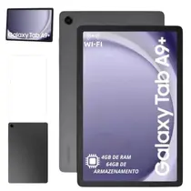 Tablet Samsung Galaxy Tab A9 Plus WiFi 64GB 4GB Tela 11 Polegadas Com Película de Proteção Modelo X210 Grafite