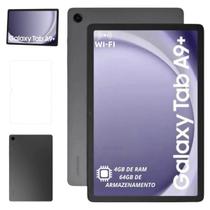 Tablet Samsung Galaxy Tab A9 Plus WiFi 64GB 4GB Tela 11 Polegadas Com Película de Proteção Modelo X210 Grafite