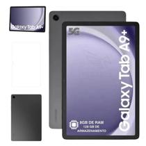 Tablet Samsung Galaxy Tab A9Plus Rede 5G 128GB 8GB 11 Polegadas Com Película de Vidro De Proteção Tab X216 Grafite