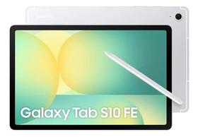 Tablet Samsung Galaxy Tab S10 FE 128GB WiFi - Prata, com Caneta S Pen e Capa, RAM 8GB, Tela 10.9"