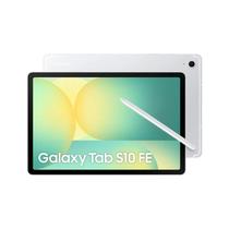 Tablet Samsung Galaxy Tab S10 FE X526B, 128GB, 8GB RAM, Android 14, Câmera 8MP, Tela 10,9, Frontal 12MP, Bateria 8000mAh, 5G, Caneta S Pen, PRATA Tablet Samsung Galaxy Tab S10 FE X526B, 128GB, 8GB RAM, Android 14, Câmera 8MP, Tela 10,9, Frontal 12MP, Bateria 8000mAh, 5G, Caneta S Pen, PRATA