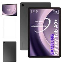 Tablet Samsung Galaxy Tab X216 A9 A Plus Rede 5G 128GB 8GB 11 Polegadas Com Película de Vidro De Proteção