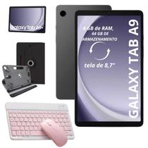 Tablet Samsung Tab A9 64GB 4GB C/ Kit Teclado e Mouse Rosa