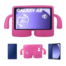 Tablet Samsung Wi-fi A9 64GB 4GB 8.7' Com Capa Infantil Rosa