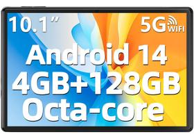Tablet SGIN 10.1" Android 14 - 4GB RAM + 128GB ROM - Bateria 6000mAh