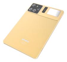 Tablet Smartphone Teclado Capa Caneta Touch 128gb + 6gb Ram - Dourado