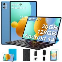 Tablet SUAAT 10.1" Android 14 - 20GB RAM + 128GB ROM + 1TB - Azul