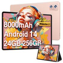 Tablet SUAAT 11" Android 14 - 24GB RAM + 256GB ROM (Expansível até 1TB)