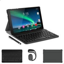 Tablet tela 10 Polegadas teclado Capa Caneta 128gb 6gb Ram