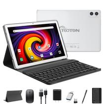 Tablet TOOTON 2 em 1 com Teclado - Android 12, 4+4GB RAM, 128GB, 10"