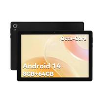 Tablet URAO C10 De 10,1 Polegadas Android 14 8GB RAM 64GB Armazenamento WiFi6 Bluetooth 5.0