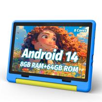 Tablet URAO Kids Android 14 10 polegadas 64 GB 1 TB expansível