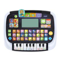 Tablet VTech Little Apps iluminado em preto de 2 a 5 anos com baterias