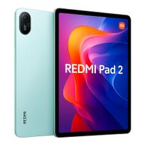 Tablet Xiaomi Redmi Pad 2, 128GB, 4GB RAM, Android 13, Tela 11 polegadas 90Hz, Câmera 8MP, Frontal 5MP, Bateria 8000mAh, VERDE