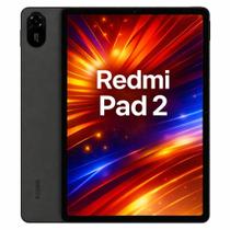 Tablet Xiaomi Redmi Pad 2 4G, 128GB, 4GB RAM, Tela 11 polegadas 90 Hz, Câmera 8 MP, Bateria 9000 mAh, Android 15 HyperOS, Grafite.