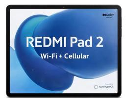 Tablet Xiaomi Redmi Pad 2 Tela 11 256GB 8GB RAM COM CHIP