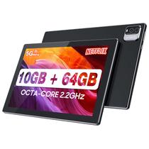 Tablet YQSAVIOR 10.1 Android 13 10 GB RAM 64 GB ROM 512 GB Preto