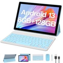 Tablet ZZB 2 em 1 Android 13 de 10 polegadas 8GB RAM 128GB +1 TB
