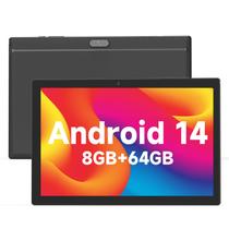 Tablet ZZB YQ10S Android 14 10.1" 8GB RAM 64GB Armazenamento 6000mAh