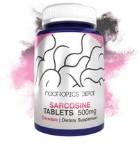 Tabletas de Sarcosina Nootrópicos Depot 500mg Masticables 120 Unidades