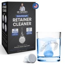 Tabletas Limpiadoras para Retenedores Dr. Taylor's 120 para Alineadores y Dentaduras