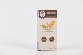 Tablete chocolate Cacauway 50% cacau ao leite crocante c/ Amendoim chocolate gourmet