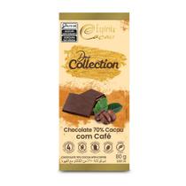 Tablete de Chocolate 70% Cacau c/ Café Torrado - 80g