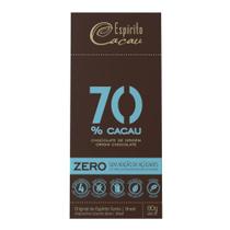 Tablete de Chocolate 70% Cacau Zero Açúcar - 80g