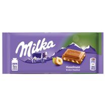 Tablete de Chocolate Avelã Pedaços 100g - Milka Tablete de Chocolate Avelã Pedaços 100g - Milka