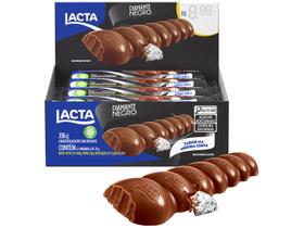 Tablete de Chocolate Diamante Negro ao Leite 28g Display com 12 Unidades Lacta