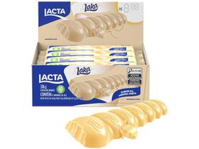 Tablete de Chocolate Laka Branco 28g Display com 12 Unidades Lacta