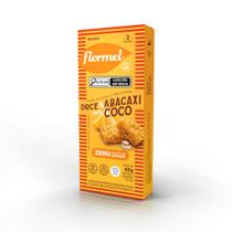 Tablete De Doce De Abacaxi Com Coco, Zero Açúcar - Caixa Com 3 Unidades De 20G Cada