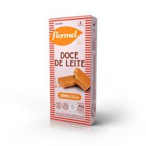 Tablete De Doce De Leite, Zero Açúcar Flormel- Caixa com 3 unidades de 20G cada