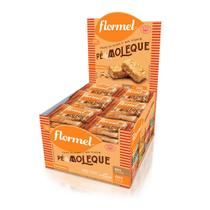 Tablete de Pé de Moleque, Zero açúcar - Caixa com 24 Unidades de 20g cada