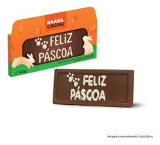 Tablete Feliz Páscoa 40g Presente Brasil Cacau Presente