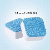 Tablete Pastilha Limpar Higienizar Máquina Lavar Roupa 2 Unidades Tablete Pastilha Limpar Higienizar Máquina Lavar Roupa 2 Unidades