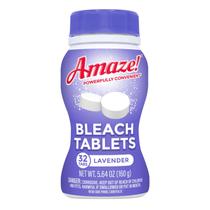 Tabletes de Alvejante AMAZE 32 com Aroma de Lavanda, Multiuso