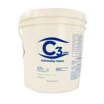 Tabletes de Cloro C3 3" Estabilizados 2,3 kg de Dissolução Lenta