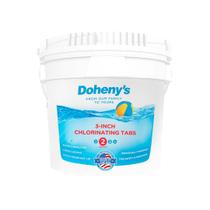 Tabletes de cloro estabilizado de 3 polegadas Doheny's, balde de 11,3 kg Tabletes de cloro estabilizado de 3 polegadas Doheny's, balde de 11,3 kg