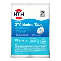 Tabletes de cloro para piscina HTH 3" Advanced 227g